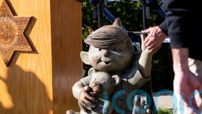 Missing Dennis the Menace statue found in lake