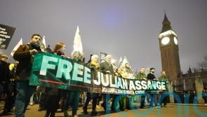 Campaigners stage ‘night carnival’ to call for release of Julian Assange