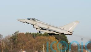 The fighter jets which would shoot down spy balloons in UK skies