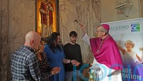 Laois bishop blesses  couples at St Valentine's in Dublin