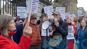 Longford tutor slams ‘ridiculous’ work conditions during Leinster House protest 