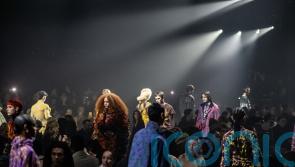 Celebrities on front row as Daniel Lee presents debut collection for Burberry