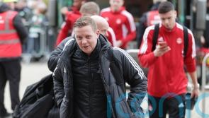 Barry Robson assures chairman Dave Cormack that Aberdeen in good hands