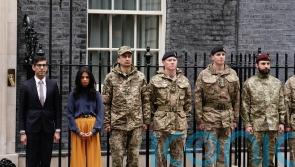 Sunak leads minute’s silence marking Ukraine’s resistance to Putin’s invasion