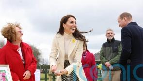 Kate plants Sweet William seeds on royal visit to Wales