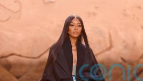 Naomi Campbell takes to the runway at Paris Fashion Week