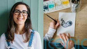 Midwife starts business creating as many as 50 paintings a month of embryos and scans for parents on fertility journeys