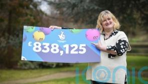 Mother who worked two jobs celebrates £838,000 lottery win