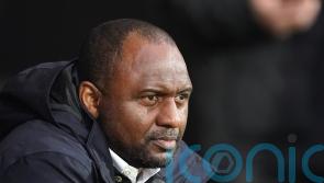 Patrick Vieira not feeling extra pressure as Crystal Palace face survival battle