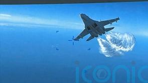 Pentagon shows footage of ‘Russian aircraft dumping fuel on US drone’