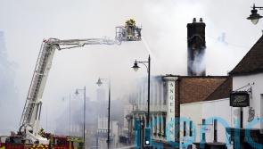 Fire engulfs 400-year-old hotel ‘housing Ukrainian refugees’