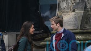 The Crown stars spotted filming together as William and Kate