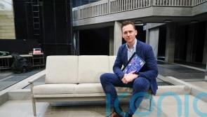 Tom Hiddleston rehearses for Ukraine charity poetry reading at National Theatre