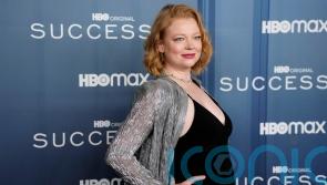 Sarah Snook reveals pregnancy at Succession series four premiere