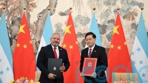 Honduras forms diplomatic ties with China after severing relations with Taiwan