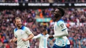 Harry Kane and Bukayo Saka fire England to qualifying victory over Ukraine