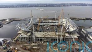 Everton insist charge will have no impact on new stadium’s funding or completion