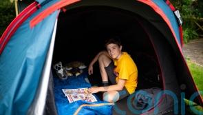 Guinness World Record for boy who camped in garden to raise money for hospice