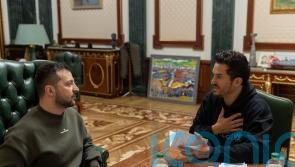 Orlando Bloom tells President Zelensky stoicism of Ukraine is ‘awe-inspiring’