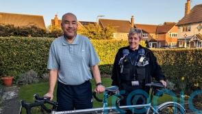 Blind cyclist thanks police for recovering stolen bike