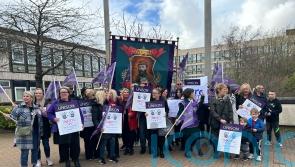 Nursery workers facing &pound;6,000 pay cuts protest as some fear losing their homes