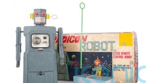 Owner of rare toy robot delighted to discover it could fetch £10,000 at auction