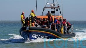 Lifeboat crew rescues group of people after small boats incident in Channel