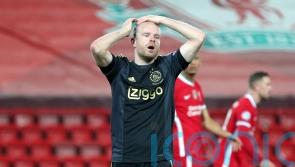 Davy Klaassen left bleeding after being struck by an object in Dutch Cup tie