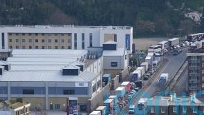 Huge queues of cars stretching back from Port of Dover amid 90-minute waits