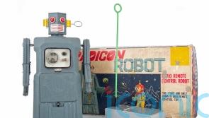 Rare toy robot sells for £8,400 at auction