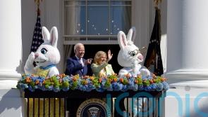 Biden kicks off Easter egg roll with talk of re-election bid