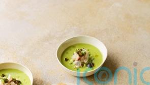 Nathan Outlaw’s green gazpacho with crab and walnuts recipe