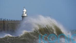 Search under way for person in sea as Storm Noa powers through England and Wales