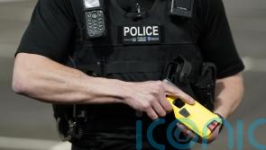 Police show off new Taser designed to provide officers with better protection