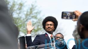 Reinstated black politician Justin Pearson sworn in to Tennessee legislature