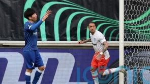 Danny Ings scores first European goal as West Ham&rsquo;s winning run ended by Gent