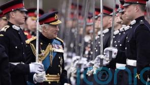 King describes pride in his sons at Sandhurst Sovereign’s Parade