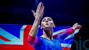 Jessica Gadirova retains European floor title to complete golden treble