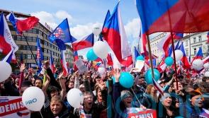 Thousands take to streets for anti-government protest in Prague
