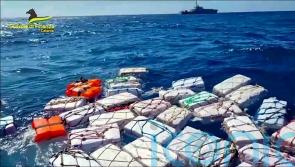 Italian police net two tons of cocaine found floating in sea