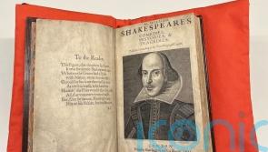 First printed edition of Shakespeare’s plays to go on display