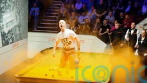 Protesters force stoppage at World Snooker Championship in Sheffield