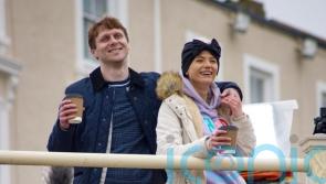 EastEnders stars seen filming in Margate share a laugh on the seafront