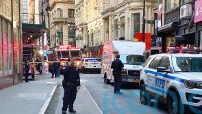 One killed as parking garage partially collapses in New York City