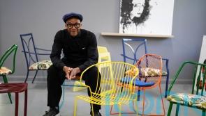 The Repair Shop’s Jay Blades unveils upcycled chairs for Chelsea Flower Show