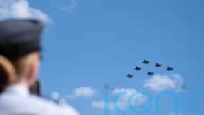 Lancaster bomber part of military flypast rehearsal ahead of Coronation