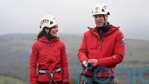 William and Kate meet Aberfan rescuers