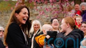 ‘Priceless’ moment as baby grabs Kate’s handbag during Aberfan visit