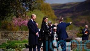 Prince and Princess of Wales meet survivors of Aberfan disaster