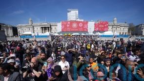 Muslims mark Eid festival with gathering in central London